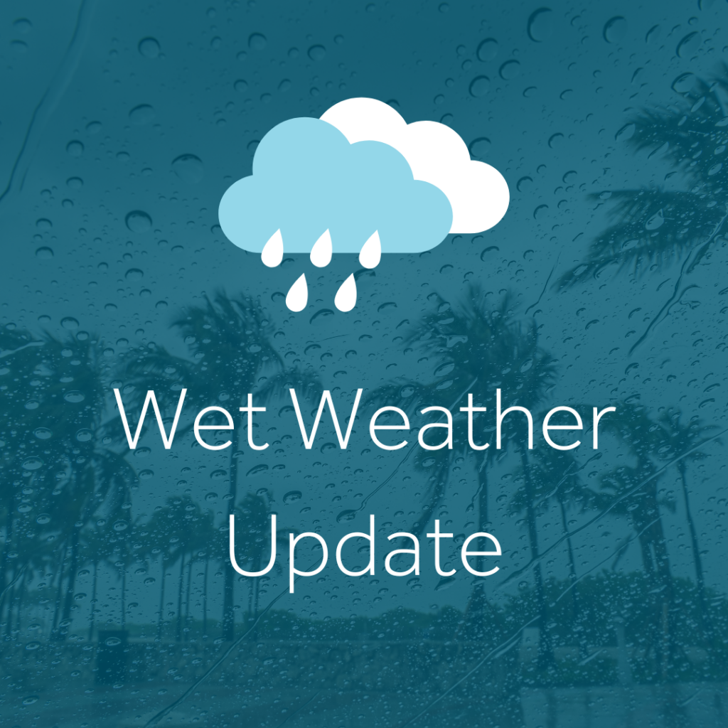 Housing Trust Wet Weather Update